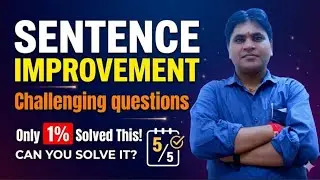 👉 Sentence improvement, solutions in a short & easy way.#sentenceimprovement