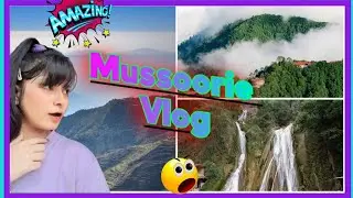 #vlog mussoorie ka kempty fall 🥹 || mussoorie vlog || mussoorie me bhot unche pahad dargaye sab 😬