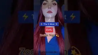 The Most Evil Zodiac Signs 😈Comment your evil sign 🔥 Zodiac Signs tiktok #Shorts