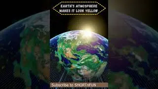 Is the True Color of the Sun Really Yellow? Discover the Mystery! 🌞 #youtubeshorts #facts #science