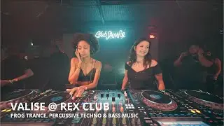 VALISE @ REX CLUB (Club Sauvage) | Prog Trance, Percussive Techno & Bass Music