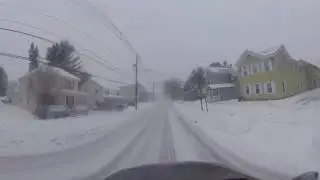 Driving through snow at Colgate in 360!