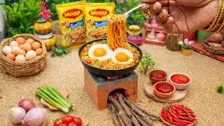 Miniature Egg Poach Maggie Noodles Recipe 🍜 | Noodle soup Recipe | Spicy 🔥 Noodles