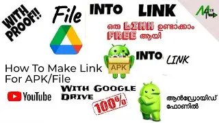 How To Make Link For APK/File In Google Drive|Malayalam|File ന് Link ഉണ്ടാക്കാം Easyആയി| MASTER TIPS