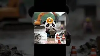 Panda Diligently Working Highway Construction (not True History)