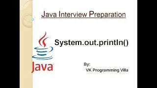 Java System.out.println() in detail