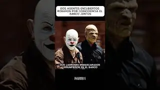Dos agentes encubiertos robaron por coincidencia el banco juntos #shorts #movie #spain