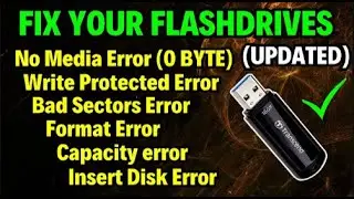 How to fix No Media Error on  Pen Drive