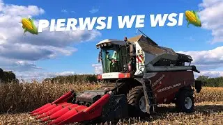 Koszenie kukurydzy na ziarno 2025|Rostelmash Nova 330| Przystawka do kukurydzy Capello 