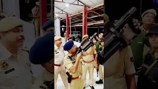 IPS Anand Mishara✨ with machine gun great swag🤟 #ips #upsc #ipsofficer #ipsanandmishra #machinegun