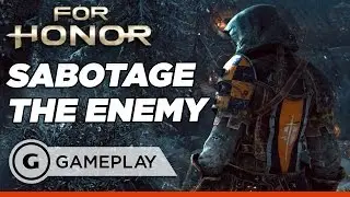 For Honor: Single Player Campaign - Sabotaging the Elevator Gameplay