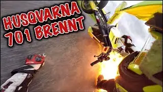 WHEELIE FAIL | MOTORRAD FÄNGT AN ZU BRENNEN😱😱