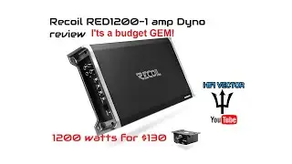 Recoil RED1200.1 amp dyno review best cheap budget Gem car audio amplifier
