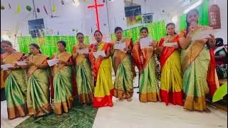 Sthothira pandigai naam kondaduvom christian tamil song.CSI Town church  chittoor 