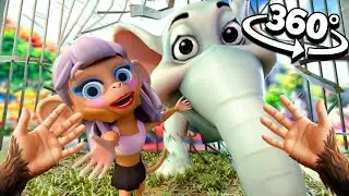 360&deg; VR I am Monkey - Zoo escape with Girlfriend