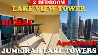 Inside 2 bedroom apartment in Lake View Tower JLT Dubai
