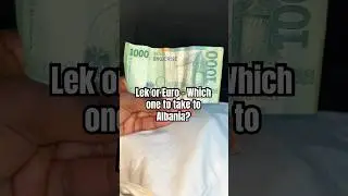Should you take Lek or euros to Albania? #albania #euro #travel #balkan #currency #ytshorts