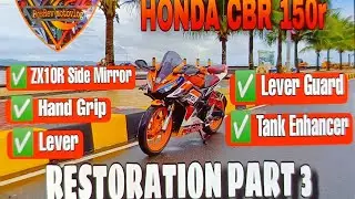 RESTORATION PART 3 | HONDA CBR 150r | ADDITIONAL ACCESSORIES