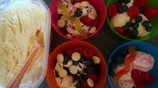 Ice Cream Bar Ideas | DIY Sundae Buffet Table Toppings Ideas