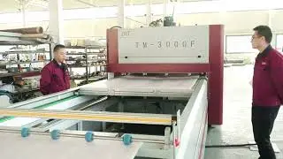 Automatic scan pin system vacuum membrane machine