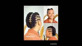 African Threading Kiko Hairstyles/Best Protective Hairstyles/ With Brazilian Wool+Threads.