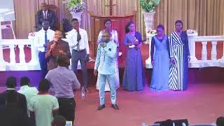 FRERE SCHADRAC DE GLOIRE ET ISAAC BUKASA A Sion Tabernacle deLUBUMBASHI