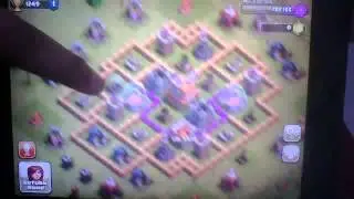 Clash of clans-  townhall 7 base design #2 trophy hunting