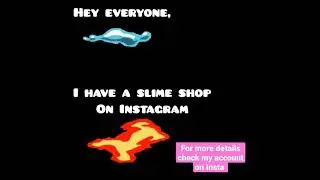 About My slime shop on Instagram!! ✨