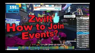 Zwift - How to Join an event?
