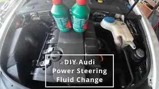 Easy DIY Audi A6 Power Steering Fluid Change 