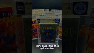 Classic NES games up for auction on our ​⁠@eBay store. #yt #fyp #videogames