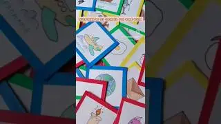 Flash card making ideas/flash cards for kids/ Flash cards kaise banate hain  #viral