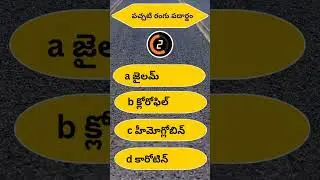 🔥 General Science GK Questions in Telugu | Daily Science Quiz for Competitive Exams PART 4 #GK  #SSC