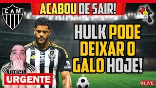 🚨 HULK URGENTE 🔥 ATACANTE PODE SAIR A QUALQUER MOMENTO