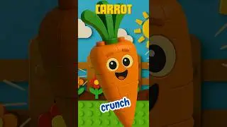Vocabulary Song for Kids 🛒🧃🥕 Learn Vegetables with Fun Sounds, Carrot to Corn 🎂 Best Nursery Rhymes🎶