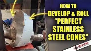 🔥 How to Develop & Roll “Perfect Stainless Steel Cones 🔥