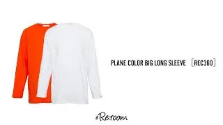 PLANE COLOR BIG LONG SLEEVE［REC360］