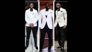 All white wedding suit for grooms/Men