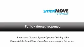 Dispatch operator handling of a panic/duress alert.