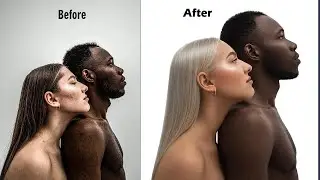 How to Retouch Fair & Dark Skin in Photoshop | High-End Skin Retouching Tutorial (Step-by-Step)