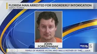 VIDEO: Florida man arrested for Disorderly intoxication, approached cop in Karate Stance