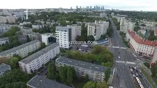 WARSZAWA SIELCE stock z drona