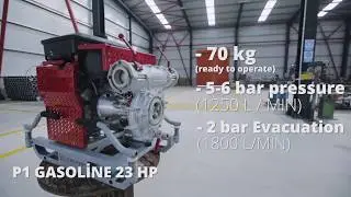P1 Gasoline Portable Firepump (23 HP)