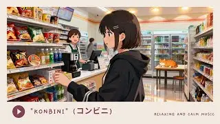 Konbini | Cozy Anime Convenience Store Ambience + LoFi Beats for Study & Relax