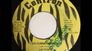 LECTURER / TEN COMMANDMENTS  - Reggae 7inch vinyl record
