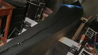 Сборка каяка Skin on Frame &mdash; Часть 10 (Прямая трансляция) Покраска кожи