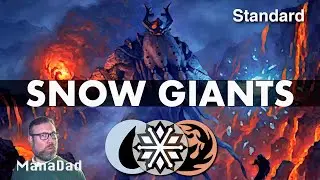 STOMPING THE LADDER WITH IZZET SNOW GIANTS | Kaldheim Standard Deck Tech and Gameplay | MTG Arena