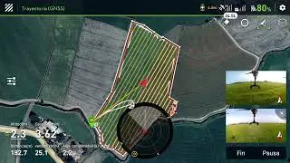 Dji Agras T30 - Fumigando Parcela De Arroz 76 Tarea en 30 Minutos