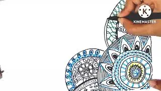Mandala Art for beginners Step by Step❤️ #papersketch#
