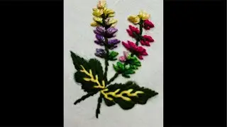 Nazar on art is live, hand embroidery flower design with machis tili